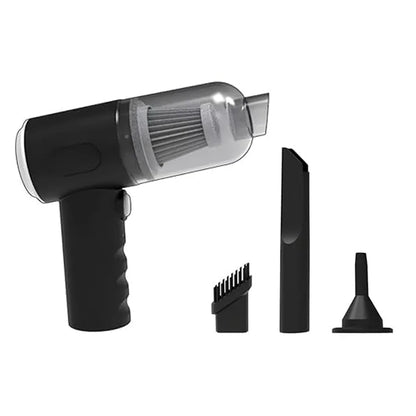 3-in-1 Mini Car Vacuum – Wireless, Rechargeable & Portable Cleaner