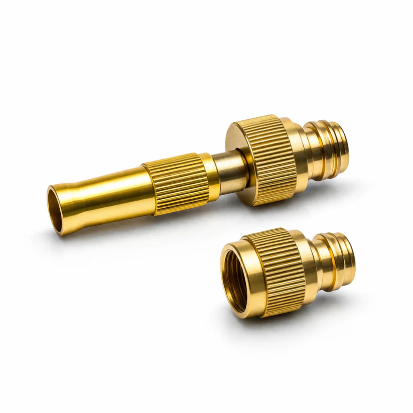 Heavy Duty Brass Garden Hose Spray Nozzle