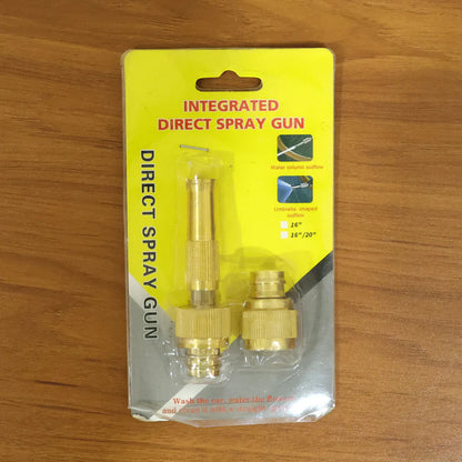 Heavy Duty Brass Garden Hose Spray Nozzle