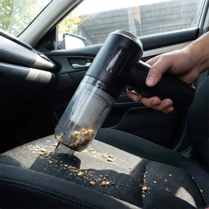 3-in-1 Mini Car Vacuum – Wireless, Rechargeable & Portable Cleaner