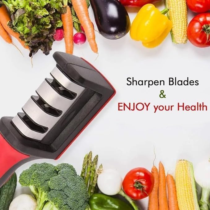 Steal Forest 3-Stage Kitchen Knife & Scissor Sharpener