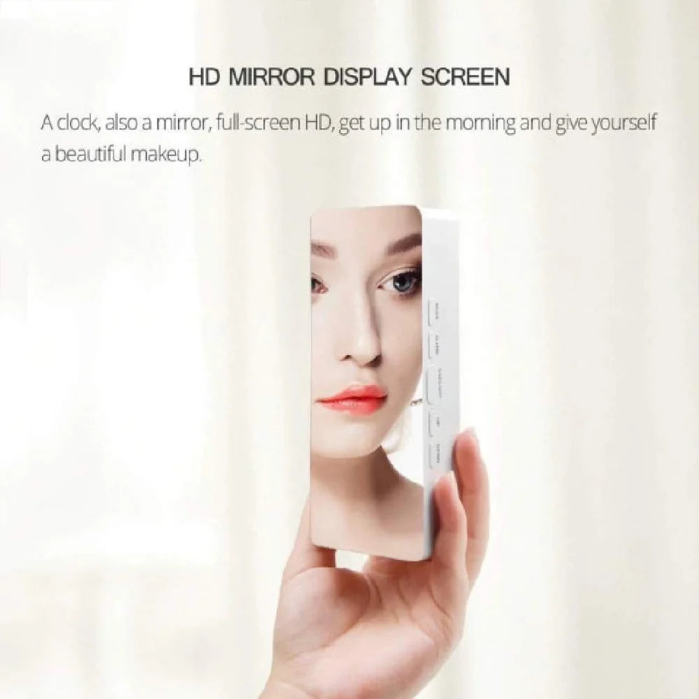Multifunctional Mirror LED Digital Alarm Clock