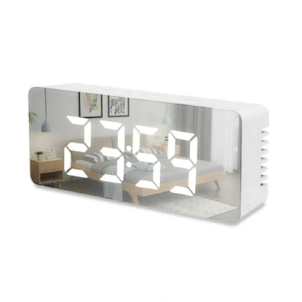 Multifunctional Mirror LED Digital Alarm Clock