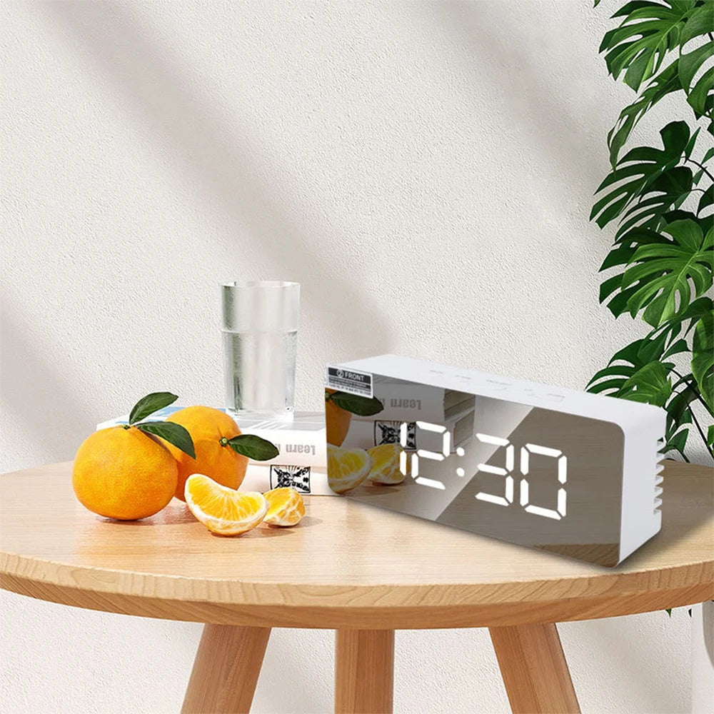 Multifunctional Mirror LED Digital Alarm Clock