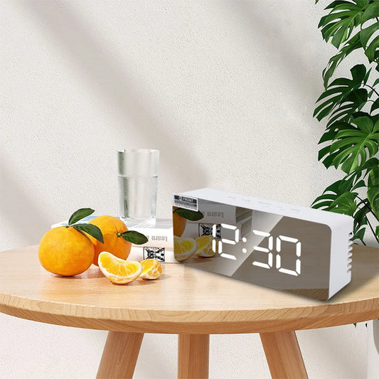 Multifunctional Mirror LED Digital Alarm Clock